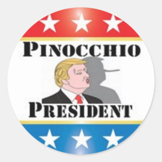 Sticker du président Trump Pinocchio