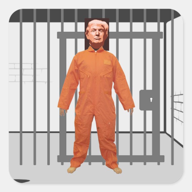 Sticker du prisonnier Trump (Devant)