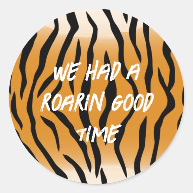 Sticker du Tiger Party (Devant)