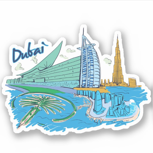 Sticker Dubaï (Devant)