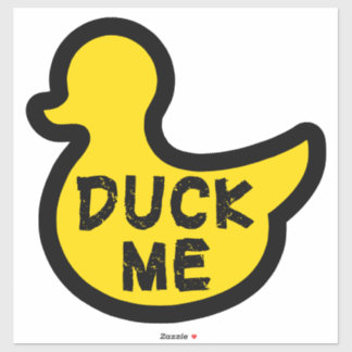 Sticker Duck me drôle de décalque