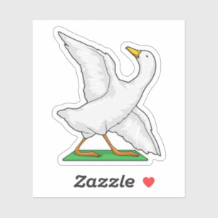 Sticker Duck Yoga Méditation Fitness