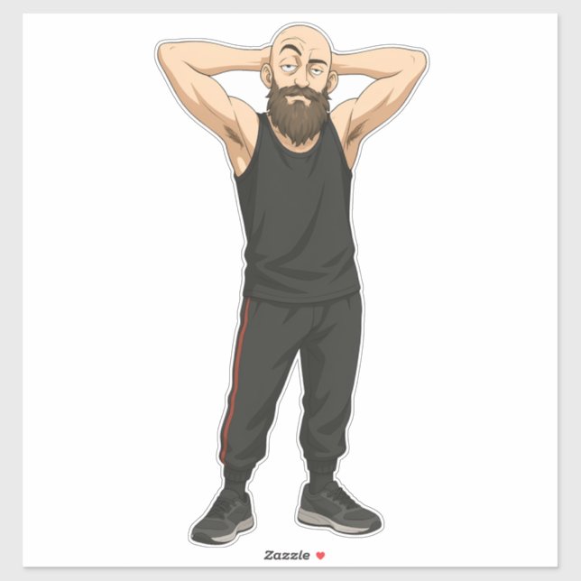 Sticker DuDe Stance Relaxée (Feuille)