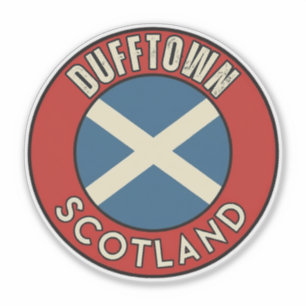 Sticker Dufftown, Écosse