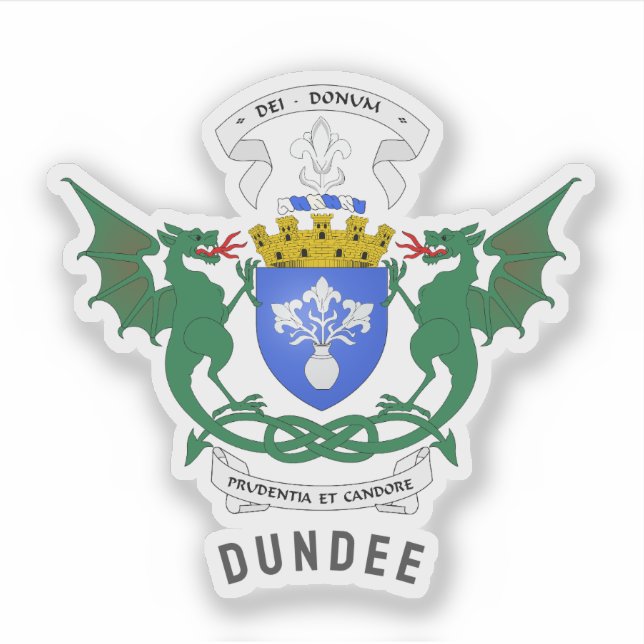 Sticker Dundee - Écosse - Armoiries (Devant)