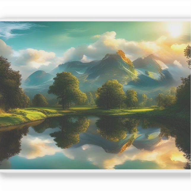 Sticker E.J. Gold Fields of Bliss Removable Vinyl (Devant)