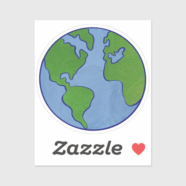 Sticker Earth Day (Feuille)