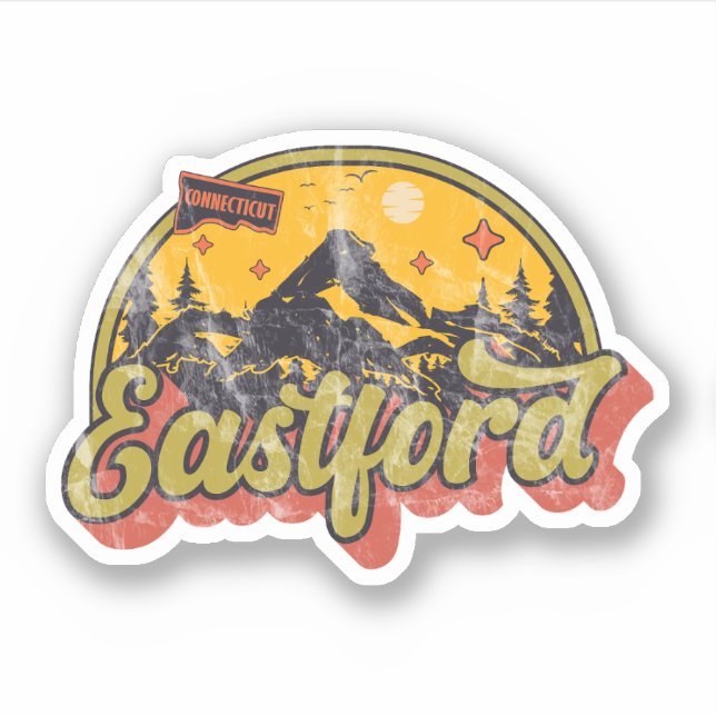 Sticker Eastford, Connecticut (Devant)