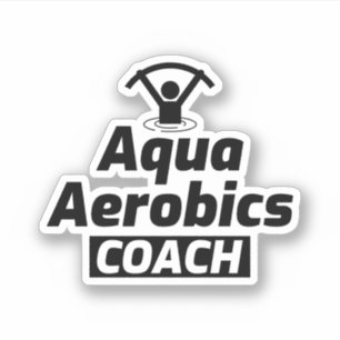 Sticker Eau Aérobic Entraîneur Exercice aquatique Fitness