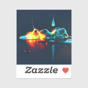 Sticker Éclairage Liquide