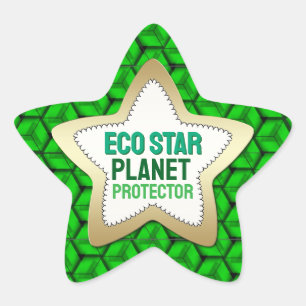 Sticker Eco Star Planet Protector