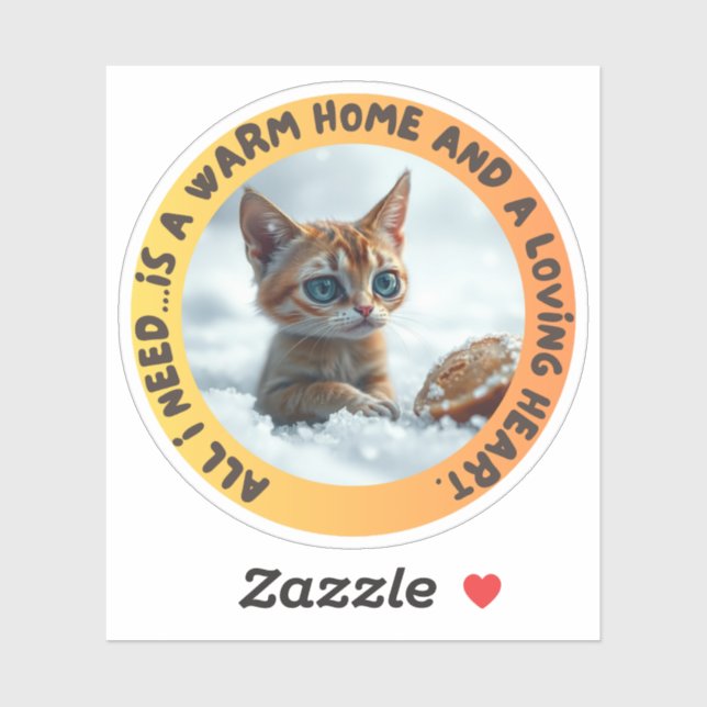 Sticker économiseur de chat st1 (Feuille)