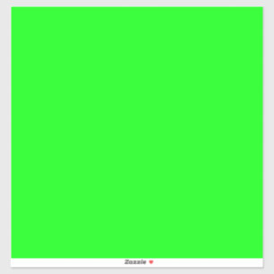 Sticker Écran vert néon moderne clair Grand carré