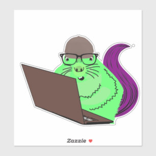 Sticker Écureuil coquin #144