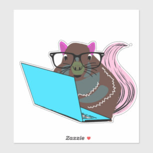 Sticker Écureuil coquin #148