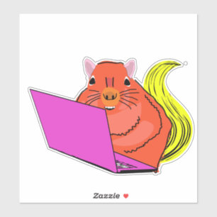 Sticker Écureuil coquin #158