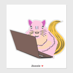 Sticker Écureuil coquin #165