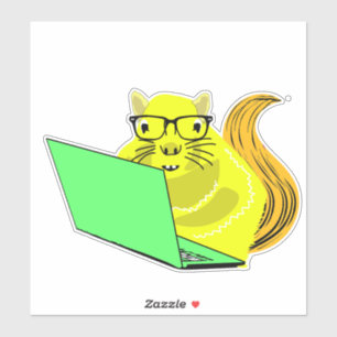 Sticker Écureuil coquin #172