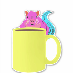 Sticker Écureuil coquin #279