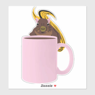 Sticker Écureuil coquin #929