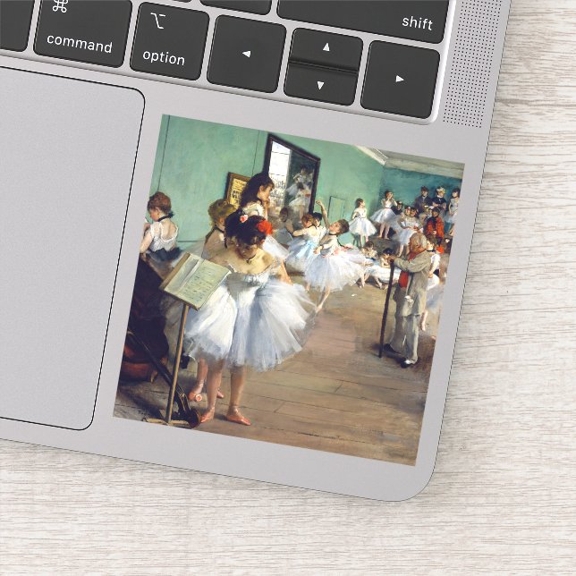 Sticker Edgar Degas - Classe Danse (Détail)