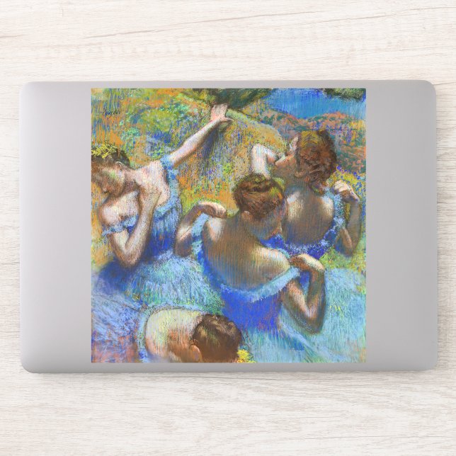 Sticker Edgar Degas - Danseurs Bleus (Ordinateur)