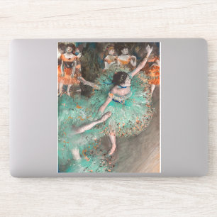 Sticker Edgar Degas - Swaying Dancer / Danseuse en vert