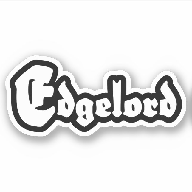 Sticker Edgelord (Devant)