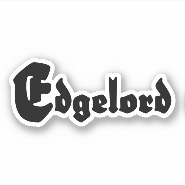 Sticker Edgelord (Devant)
