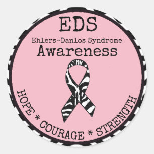 Sticker EDS Rose Zebra Hope & Strength