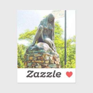 Sticker Effet de peinture de la statue de Lorelei du Rhin