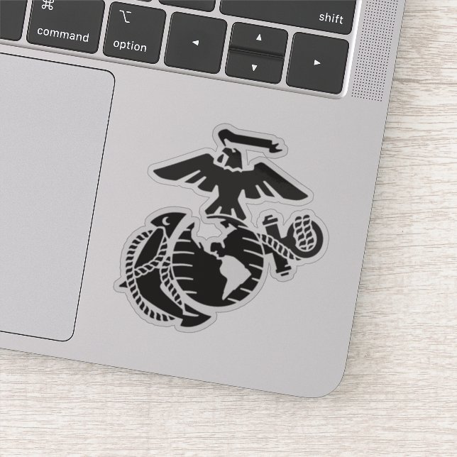 Sticker EGA à une couleur - Noir (Détail)