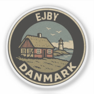 Sticker Ejby, Danemark Danemark