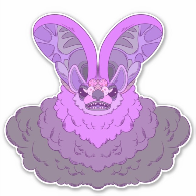 Sticker Élégance dans les ténèbres (Devant)