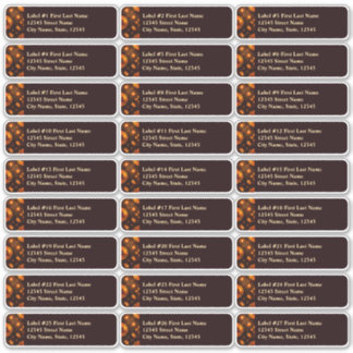 Sticker Elegant Classic Boho Modern Gold #901 Wedding