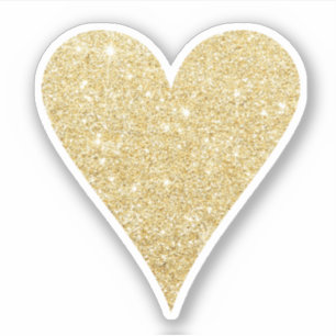 Sticker Élégant joli joli joli joli coeur de parties scint