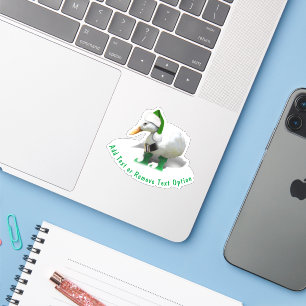 Sticker Elf Duck - Père Noël Helper Christmas