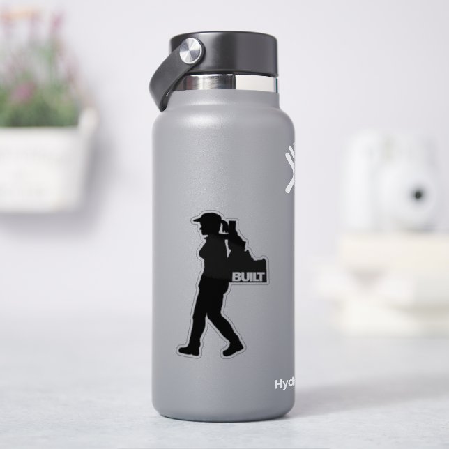 Sticker Elle fait du sac à dos Idaho Vinyl Decal (HydroFlask)