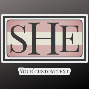Sticker Elle son pronom transféminin