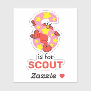 Sticker Elmo Alphabet   Étoile S