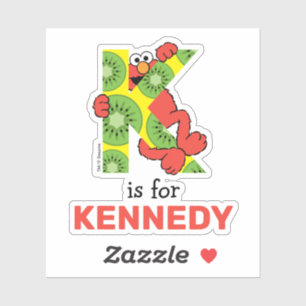 Sticker Elmo Alphabet   K Kiwi