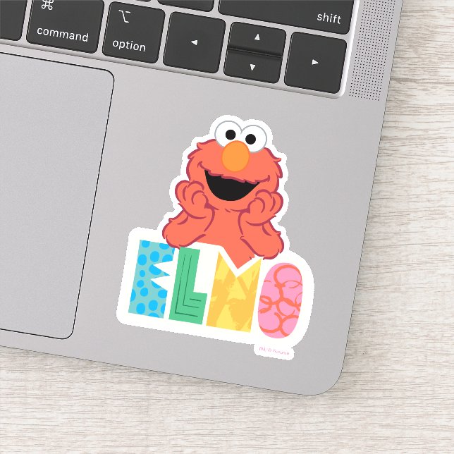 Sticker Elmo Cute & Fun (Détail)