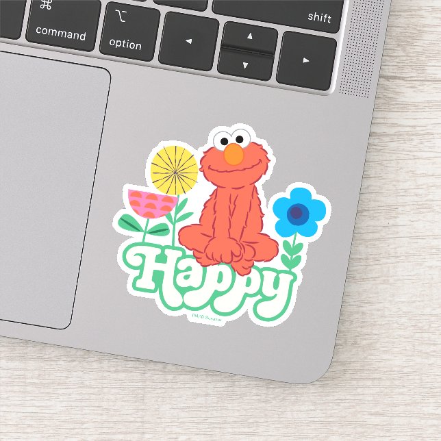 Sticker Elmo Happy ! (Détail)