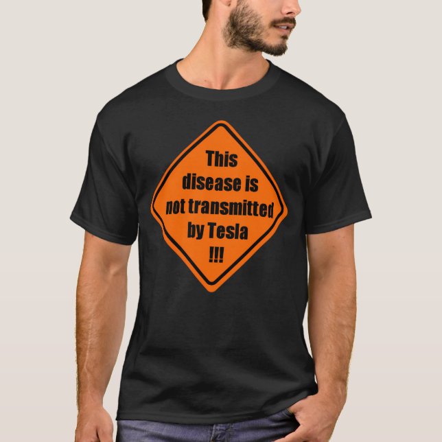 Sticker, Elon Musk. Tesla Bumper, Tesla Stickers, T-Shirt (Vorderseite)