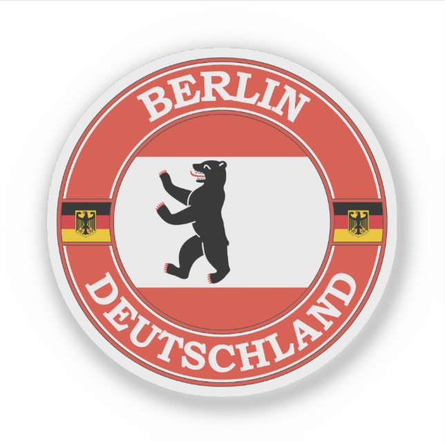 Sticker Emblème Cercle Allemagne Berlin (Devant)