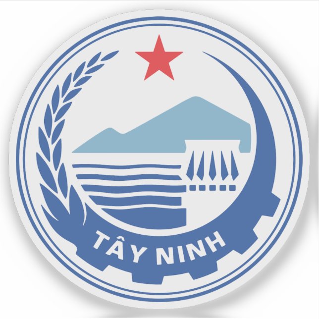 Sticker emblème de la province de Tây Ninh (Devant)