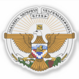 Sticker Emblème de la République d'Artsakh, Arménie