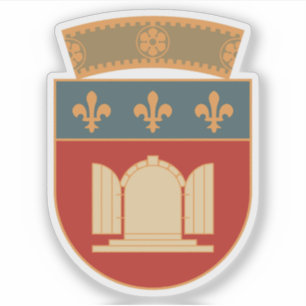 Sticker Emblème du comté de Tirana, Albanie