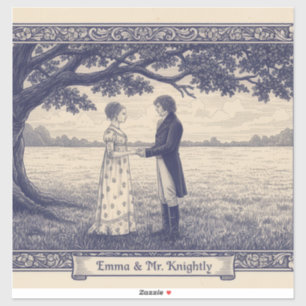 Sticker Emma et M. Knightley