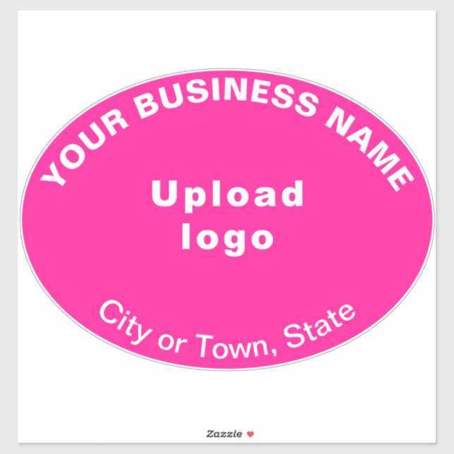 Sticker Emplacement de l'entreprise sur rose grande forme  (Feuille)